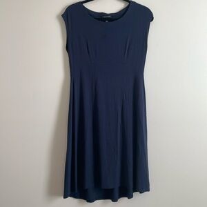 Eileen Fisher Sleeveless Navy Blue Dress- Size SP